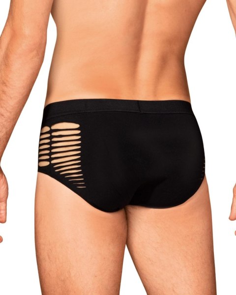 Slipy Obsessive M101 czarne z wycięciami na biodrach S/M/L