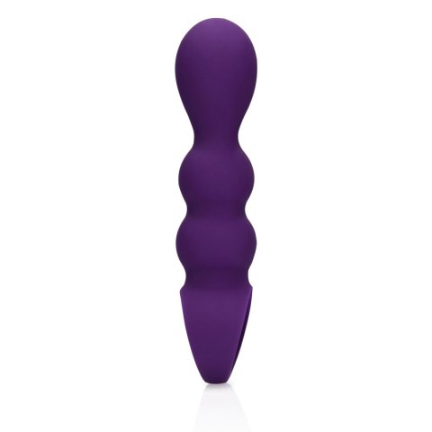 Wibrator analny Loveline silikonowy fioletowy 10 trybów
