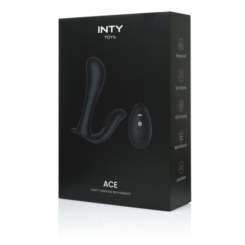 Wibrator do majtek INTY Toys Ace z pilotem USB