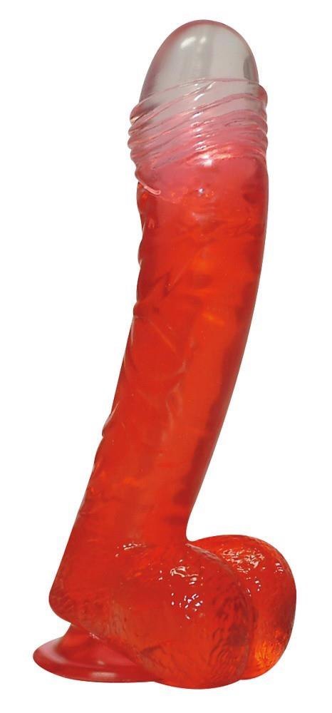 Dildo realistyczne z jądrami NMC PVC 17 cm