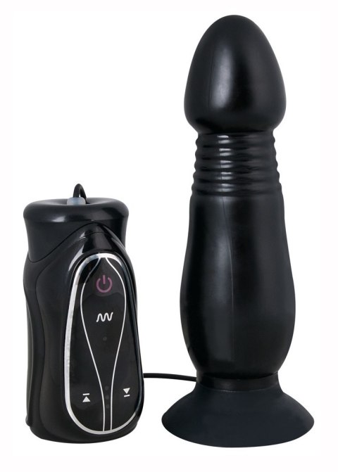Korek analny wibrujący pchający ssący You2Toys 16 cm TPE