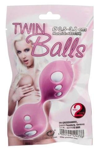 Kulki miłosne You2Toys Twin Balls 11 cm TPR