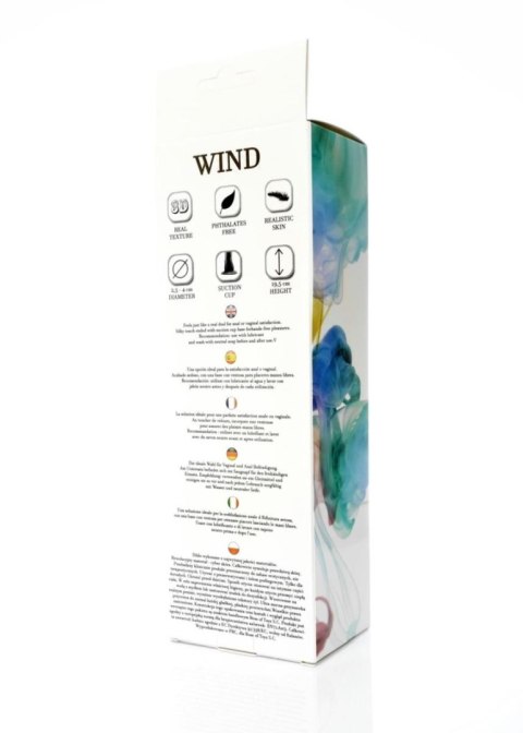Realistyczne miękkie dildo z cyberskóry z przyssawką B Series Weather