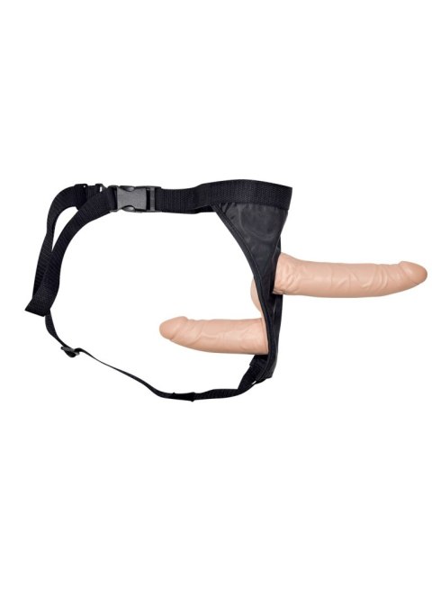 Strapon z podwójnym dildo You2Toys 19 cm TPR