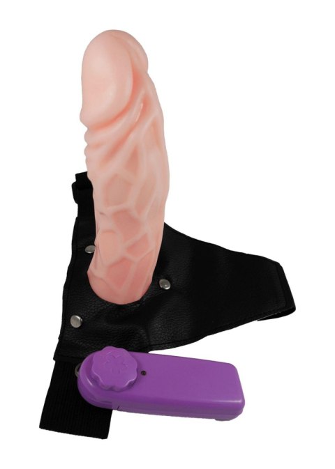 Wibrująca miękka proteza hollow strap-on Adrian EasyLove