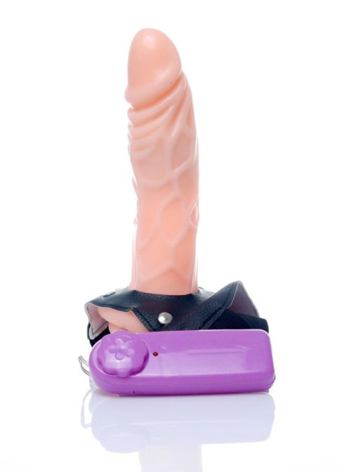 Wibrująca miękka proteza hollow strap-on Adrian EasyLove