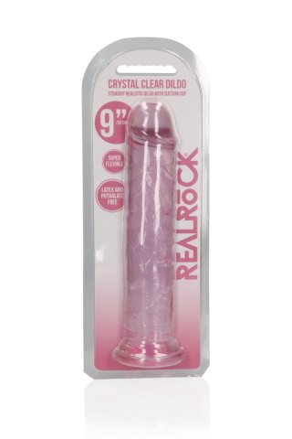 Dildo realistyczne żelowe z przyssawką RealRock 23 cm