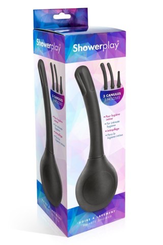Gruszka do lewatywy analnej Showerplay 350 ml z 3 kaniulami