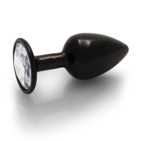 Korek analny z okrągłym klejnotem Ouch mały aluminiowy 6 cm