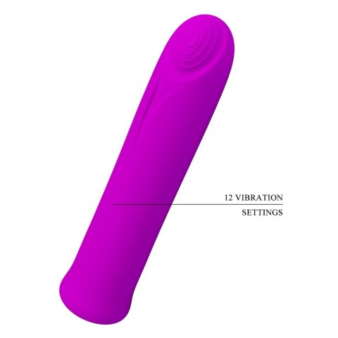 Mini wibrator Pretty Love Curtis 12 trybów z pamięcią USB
