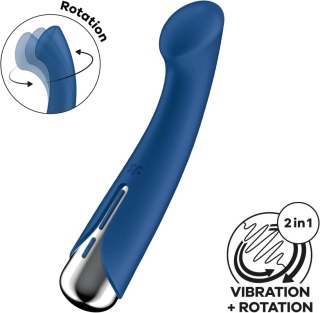 Obrotowy wibrator punktu G Satisfyer Spinning 1 niebieski