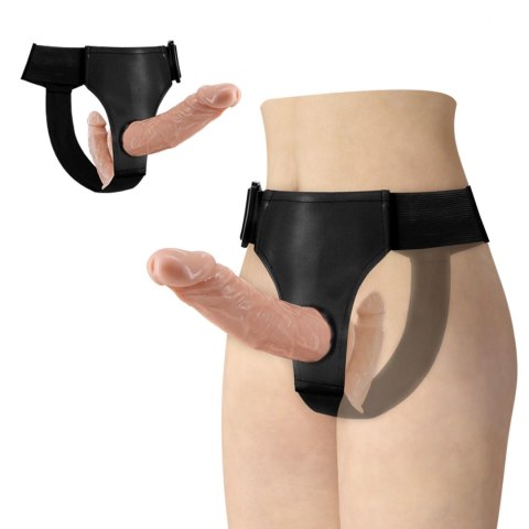 Strap-on podwójny Baile 18 cm i 15 cm