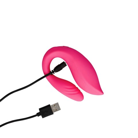 Stymulator dla par Loveline z pilotem silikonowy 8 cm 10 trybów