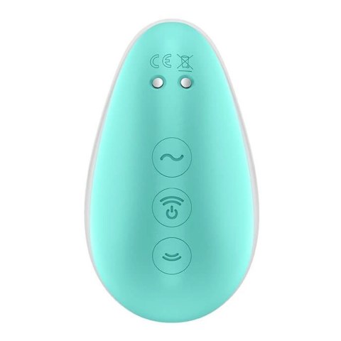 Stymulator łechtaczki silikonowy Satisfyer Pixie Dust miętowo-różowy USB