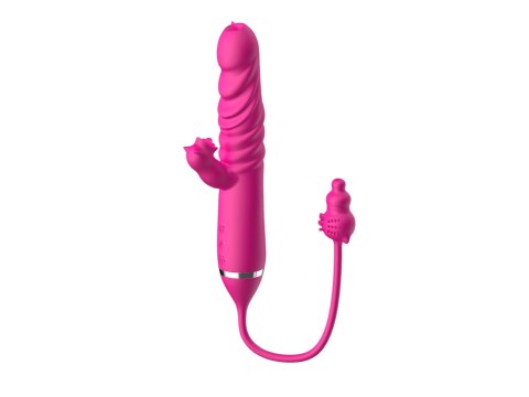 Wibrator lizający potrójna stymulacja pchnący B Series Cute