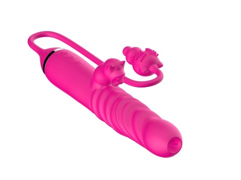 Wibrator lizający potrójna stymulacja pchnący B Series Cute