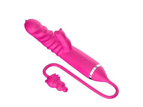 Wibrator lizający potrójna stymulacja pchnący B Series Cute