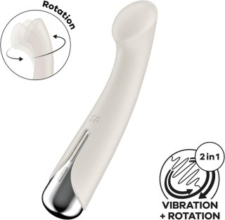 Wibrator punktu G obrotowy Satisfyer Spinning G-Spot 1 beżowy USB