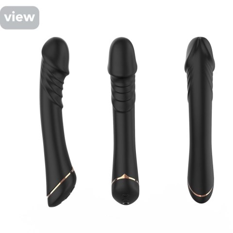 Wibrator punktu G silikonowy Hancock czarny USB 9 trybów