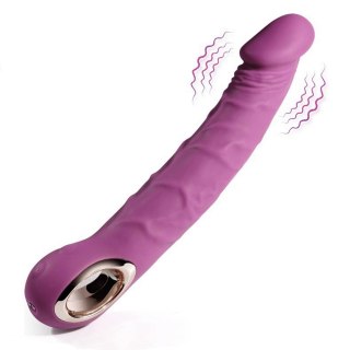 Wibrator realistyczny fioletowy B Series Cute USB wodoodporny