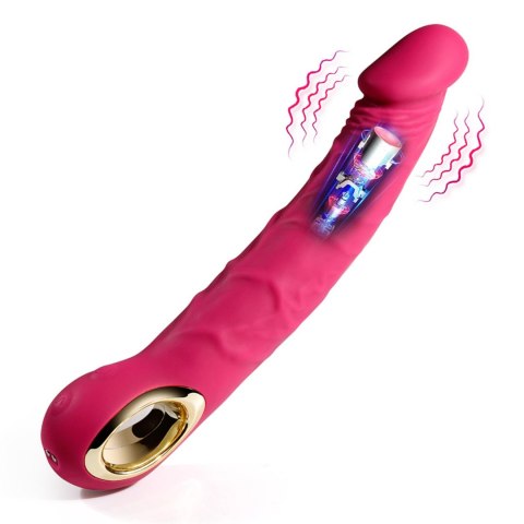 Wibrator realistyczny silikonowy B Series Cute różowy USB wodoodporny