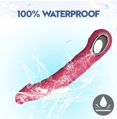 Wibrator realistyczny silikonowy B Series Cute różowy USB wodoodporny