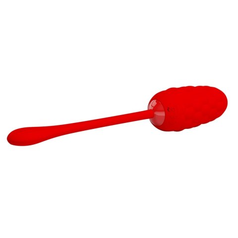 Jajko wibrujące silikonowe Pretty Love Marina Egg czerwone 12 funkcji