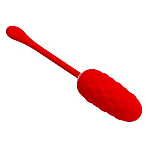 Jajko wibrujące silikonowe Pretty Love Marina Egg czerwone 12 funkcji