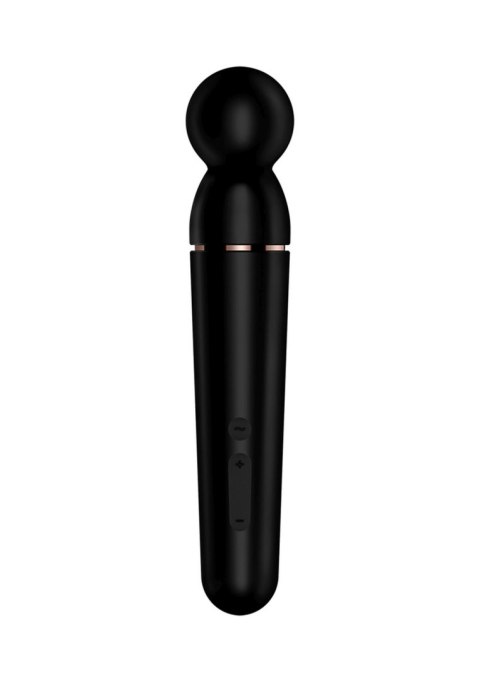 Masażer silikonowy Satisfyer Planet Wander XXL czarny różowozłoty USB