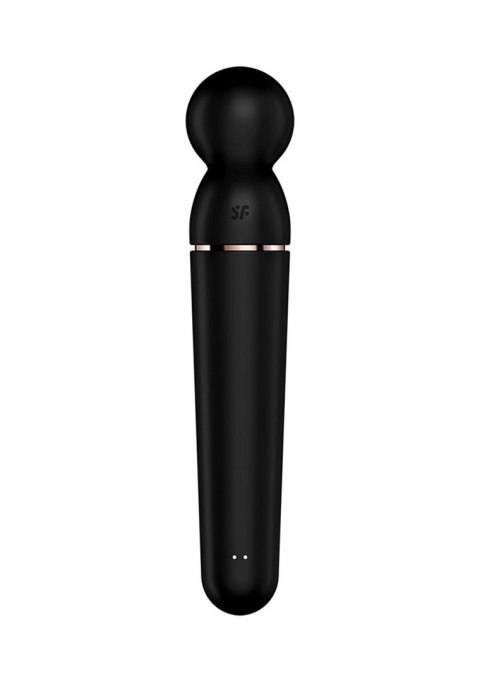 Masażer silikonowy Satisfyer Planet Wander XXL czarny różowozłoty USB