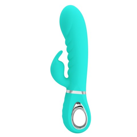 Miękki wibrator króliczek Pretty Love Prescott zielony 7 funkcji