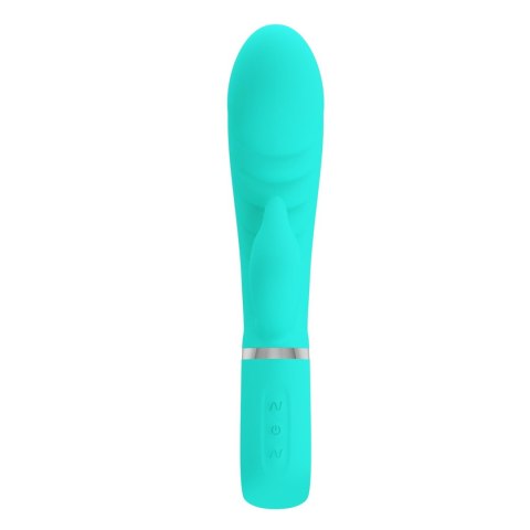 Miękki wibrator króliczek Pretty Love Prescott zielony 7 funkcji