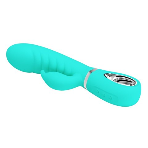 Miękki wibrator króliczek Pretty Love Prescott zielony 7 funkcji