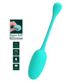 Silikonowe jajko wibrujące Pretty Love Knucker zielone 12 funkcji