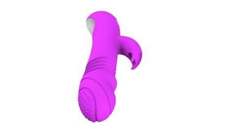 Wibrator króliczek Ella silikonowy podgrzewany posuwisty USB