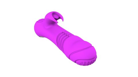 Wibrator króliczek Ella silikonowy podgrzewany posuwisty USB