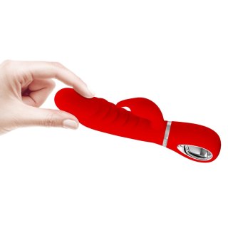 Wibrator króliczek Pretty Love Prescott czerwony 7 funkcji