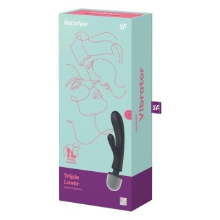 Wibrator punktu G Satisfyer Triple Lover szary