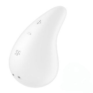 Mini wibrator silikonowy Satisfyer Dew Drop biały