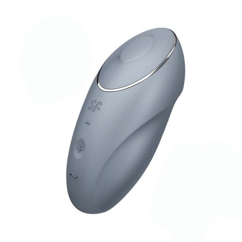 Stukający wibrator Satisfyer Tap & Climax 1 niebieskoszary USB