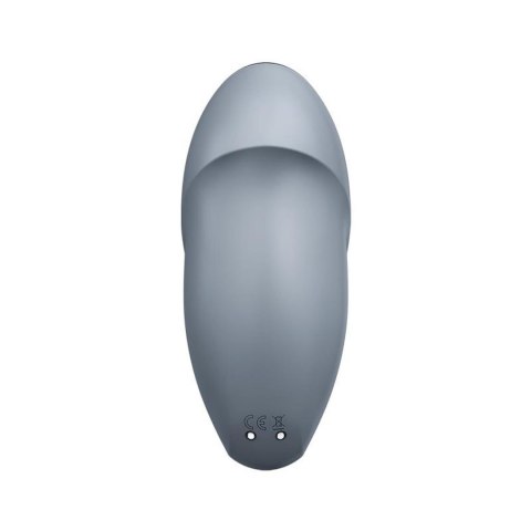Stukający wibrator Satisfyer Tap & Climax 1 niebieskoszary USB