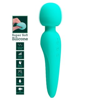 Stymulator łechtaczki Pretty Love Meredith zielony silikonowy wodoodporny
