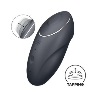 Stymulator łechtaczki Satisfyer Tap Climax 1 szary stukający