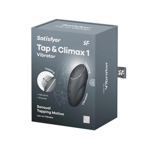 Stymulator łechtaczki Satisfyer Tap Climax 1 szary stukający