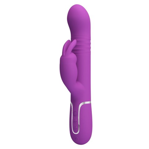 Wibrator króliczek Pretty Love Coale fioletowy 7 wibracji rotacja pchnięcia