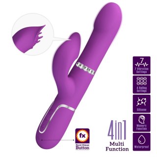 Wibrator króliczek Pretty Love Falin fioletowy 7 funkcji silikonowy