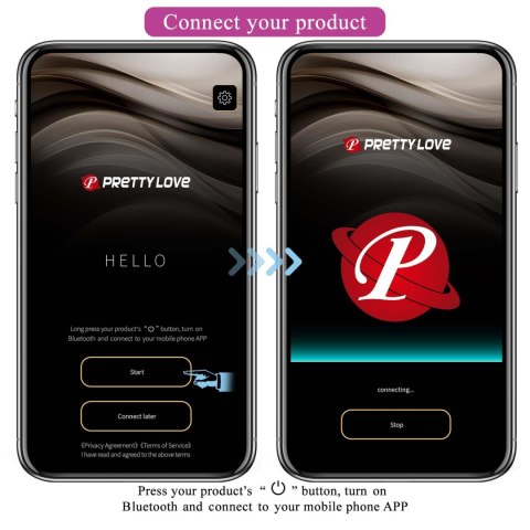 Wibrator króliczek Pretty Love Liam fioletowy 12 wibracji app