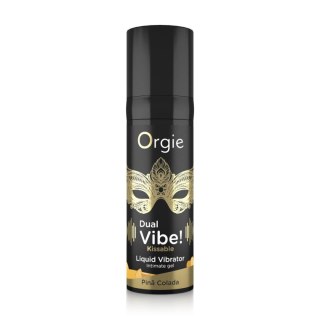 Płynny wibrator do całowania Dual Vibe Pina Colada Orgie 15 ml
