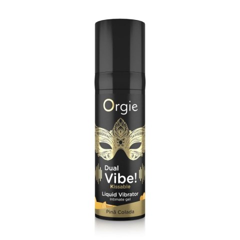 Płynny wibrator do całowania Dual Vibe Pina Colada Orgie 15 ml