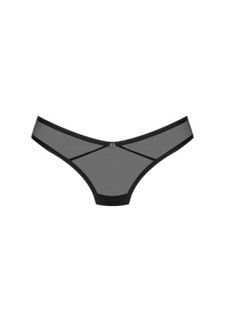 Stringi otwarte Obsessive Glandez czarne XS/S